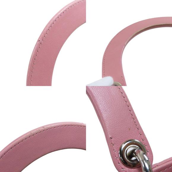 Christian Dior 2way Handbag Lambskin Pink - Picture 8 of 9